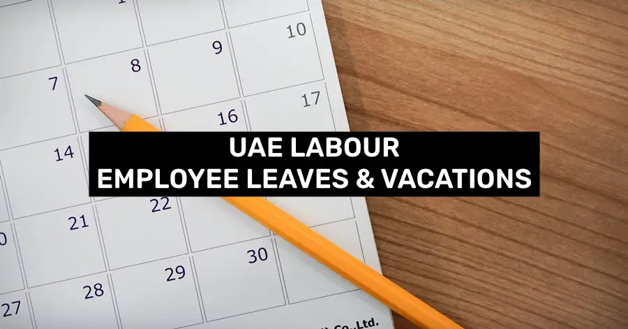 Types Of Leaves And Holiday Entitlements For Employees In Uae